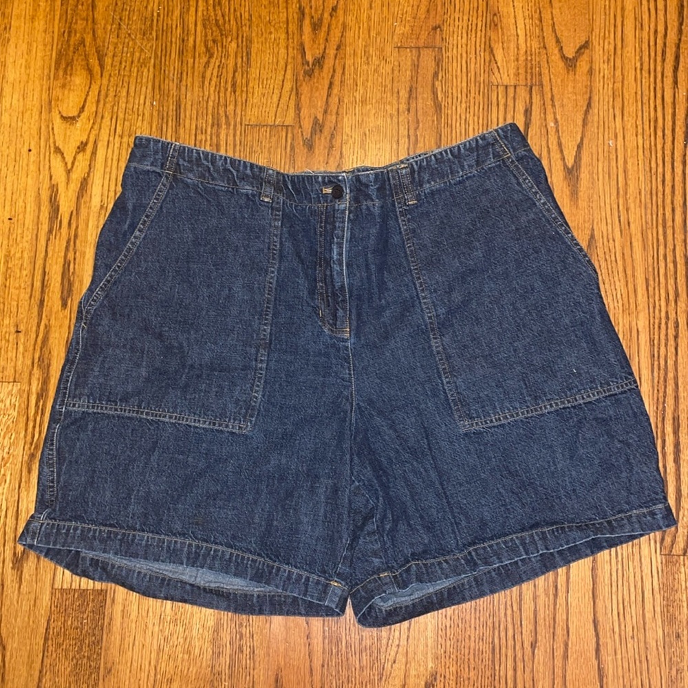 Blue jean shorts